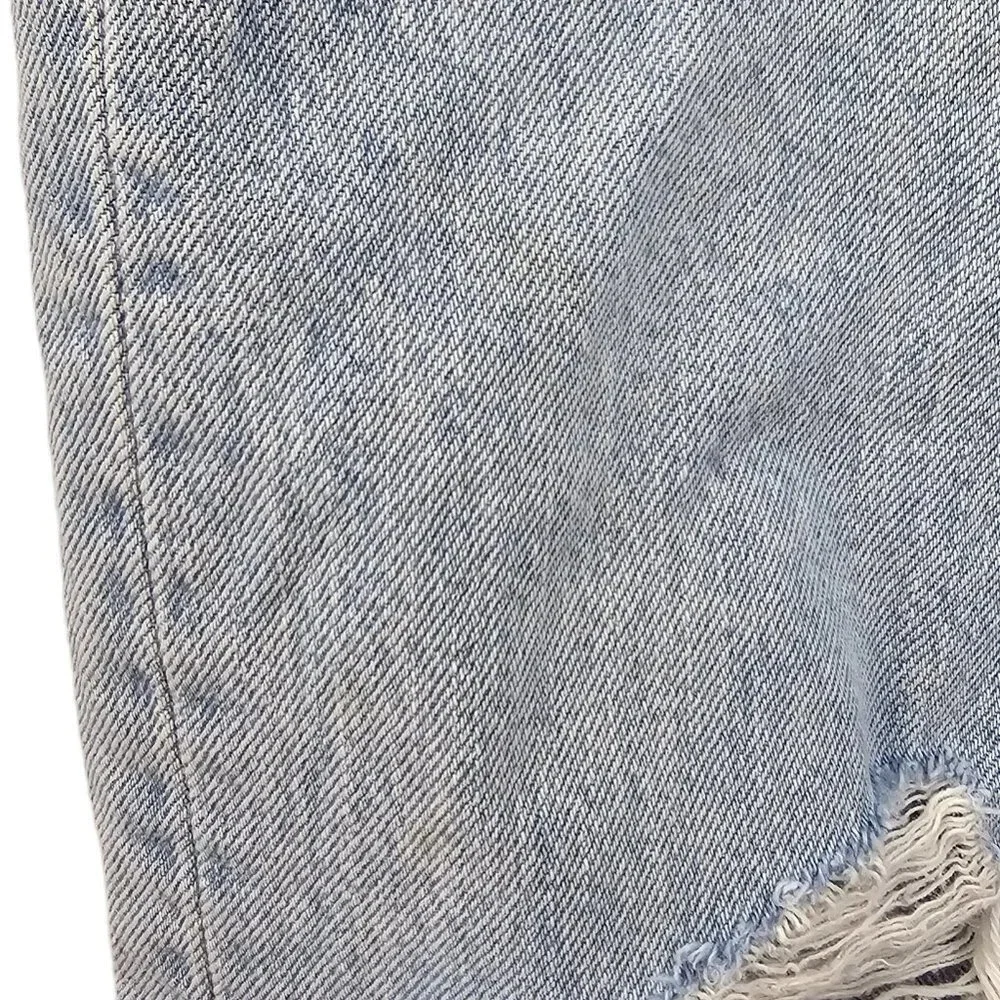 Levi's High Rise Light Blue Distressed Ripped Jeans - Picture 8 of 9